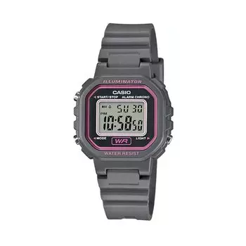 CASIO Digital Watch Chipkashi Cheap Casio LA-20WH-8A Women s Girls Kids Gray x Pink Overseas Model [Parallel Import]