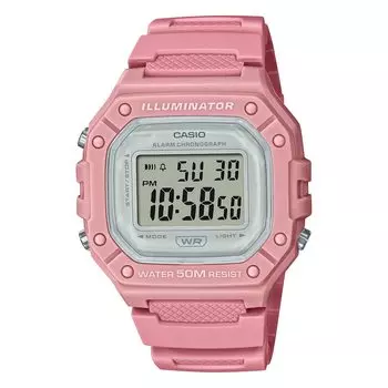 [CASIO] Digital Watch W-218HC-4AV Unisex Rose Pink Cheap Casio Import Model