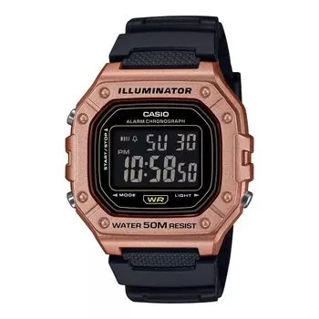 [Casio] Digital Wristwatch W-218HM-5BV Unisex Cheap-Casio Copper Brown Metallic Import Model