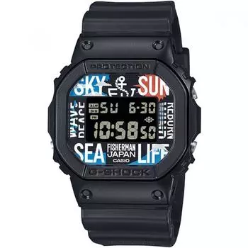 CASIO DW 5600RF24 1JR [G SHOCK G SHOCK Reborn Art Festival x совместная модель FISHERMAN JAPAN]