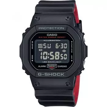 CASIO DW-5600UHR-1JF [G-SHOCK] (G-SHOCK) Черно-красная серия]