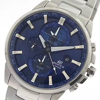Casio EDIFICE Chrono Quartz Men s Watch ETD-310D-2A Blue/Silver