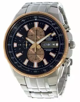 Casio EDIFICE Chrono Quartz Men s Watch EFR549D1B9 Black