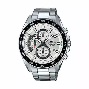 CASIO EDIFICE CHRONOGRAPH Casio EDIFICE Chronograph EFV-550D-7A Watch Men s Analog Waterproof White White Silver