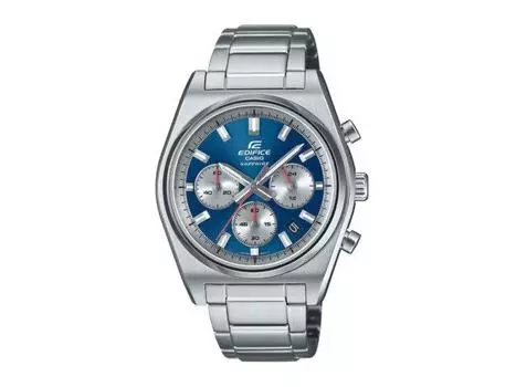CASIO EDIFICE EFB-730DJ-2AJF Синий циферблат Спортивный хронограф Мужские часы из нержавеющей стали НОВЫЕ