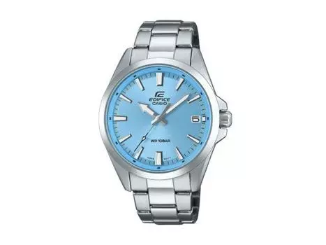 Casio EDIFICE EFV-100DJ-2BJF Элегантные мужские часы из нержавеющей стали с синим циферблатом НОВЫЕ