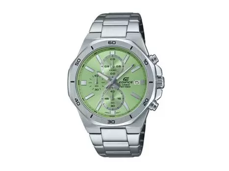 CASIO EDIFICE EFV-640DJ-3AJF Зеленый циферблат Спортивный хронограф Мужские часы из нержавеющей стали