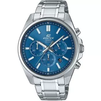 CASIO EDIFICE EFV-650DJ-2AJF [EDIFICE Standard Chronograph Mens Metal Band] Round Watch Silver