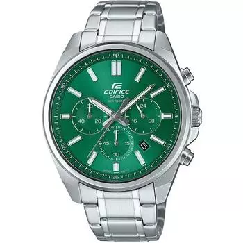 CASIO EDIFICE EFV-650DJ-3AJF [EDIFICE Standard Chronograph Mens Metal Band] Round Watch Silver