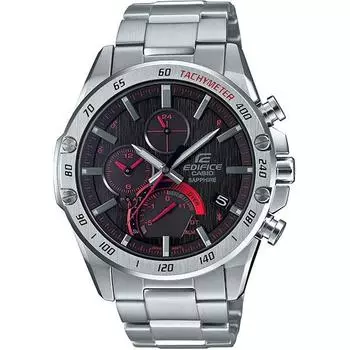 CASIO EDIFICE EQB-1000XYD-1AJF [EDIFICE EQB-1000 TACHYMETER] Round Watch Silver Stainless Steel