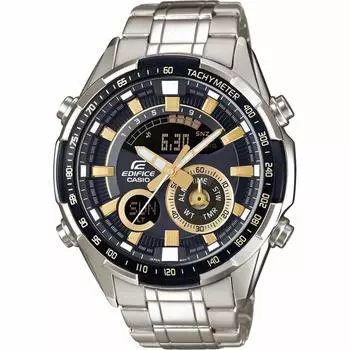 CASIO EDIFICE ERA-600D-1A9V Black x Gold Watch