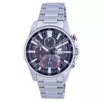 Casio Edifice Mobile Link Analog Solar EQB-1200D-1A EQB1200D-1 100M Мужские часы чёрный