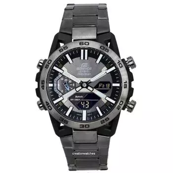 Casio Edifice Sospensione Аналоговые цифровые солнечные часы ECB-2000DC-1A ECB2000DC-1 100 м Мужские часы серый
