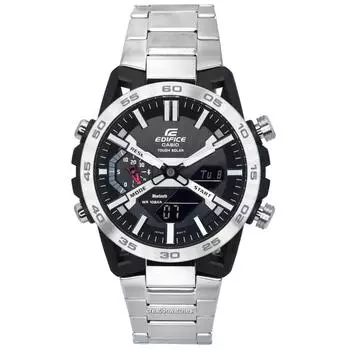 Casio Edifice Sospensione Mobile Link Black Dial Solar ECB-2000D-1A ECB2000D-1 100M Мужские часы