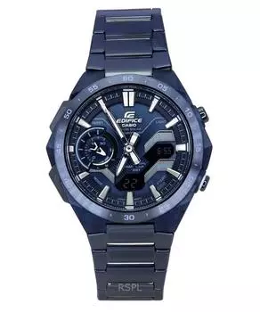 Casio Edifice Windflow Analog Digital Cool Blue Edition Smartphone Link Blue Dial Solar ECB-2200CB-2 100M Мужские часы синий