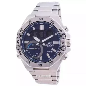 Casio Edifice World Time Mobile Link ECB-10D-2A ECB10D-2 100M Мужские часы