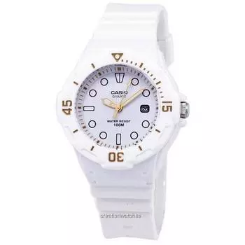Casio Enticer Классические аналоговые женские часы с белым циферблатом LRW-200H-7E2VDF LRW200H-7E2VDF белый
