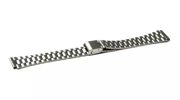 Casio F91W F84 F105 F108 A158 A159 A168 A169 B650 AQ230 совместимый ремень из нержавеющей стали 3LINK 18 мм ca-s3 (Серебряный) серебряный