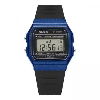 Casio F 91wm 2adF F 91wm 2a цифровые квадратные винтажные ретро публичные часы из искусственной кожи F-91WM-2ADF