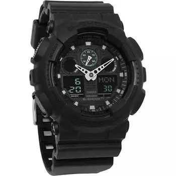 Casio - G-Shock - Ana-Digi - Матово-черный - GA100MB-1A Мужские часы
