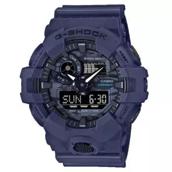 Casio G-Shock Analog Digital Camouflage Dial Quartz GA-700CA-2A GA700CA-2 200M Мужские часы чёрный
