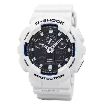 Casio G-Shock Analog Digital Shock Resistant GA-100B-7A GA100B-7A Мужские часы чёрный