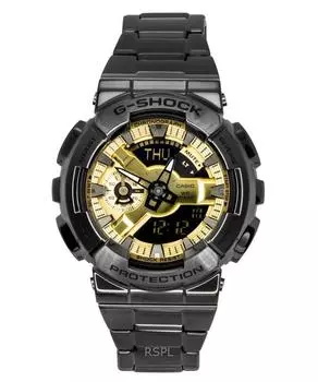 Casio G-Shock Analog Digital Stainless Steel Gold Dial Quartz GM-110BD-1A9 200M Men s Watch золотой