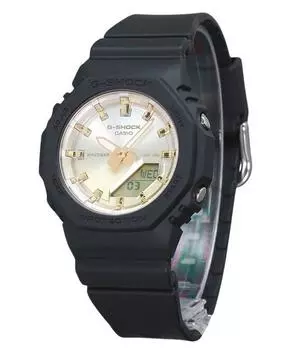 Casio G-Shock аналогово-цифровые часы Sunset Glow Series из био-полимерной смолы с золотым циферблатом, кварцевые часы GMA-P2100SG-1A 200M для женщин золотой