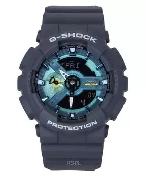 Casio G-Shock аналоговые цифровые био-смолы синий циферблат кварцевые GA-110AS-2A 200M мужские часы синий