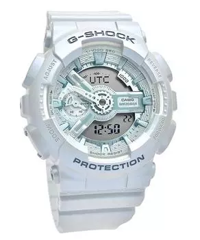 Casio G-Shock аналоговые цифровые часы из био-смолы с синим циферблатом, кварцевые женские часы GMA-S110ST-2A 200M синий