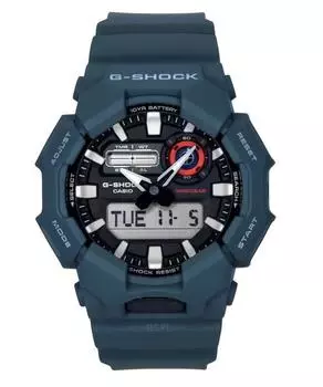 Casio G-Shock аналоговые цифровые часы из био-смолы с черным циферблатом кварцевые мужские часы GA-010-2A 200M чёрный