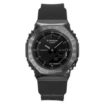 Casio G-Shock аналоговые цифровые часы из био-смолы с черным циферблатом кварцевые женские часы GM-S2110B-8A 200M чёрный