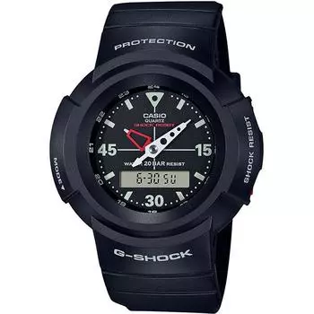CASIO G SHOCK AW 500E 1EJF [воспроизведение модели AW500 Digi Ana]
