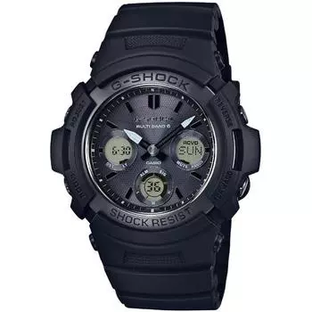 CASIO G-SHOCK AWG-M100SBB-1AJF [ALL BLACK] Round Watch Black Stainless Digital Analog