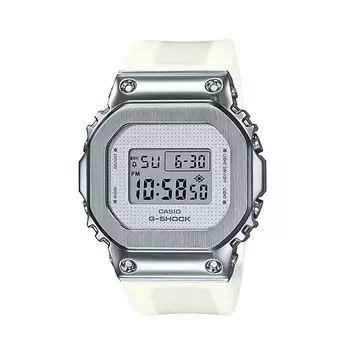 CASIO G-SHOCK Casio G-Shock GM-S5600SK-7 Часы Бренд Мужские Детские Мальчики Цифровые Дата Календарь Водонепроницаемые Серебристо-Белые Скелетон Продукт