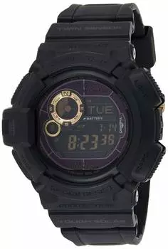 Casio G-Shock Часы CASIO G-SHOCK G-9300GB-1DR MUDMAN с солнечной батареей, зарубежная модель, черный x золотой, реимпортированный продукт