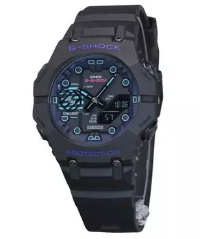 Casio G-Shock Cyberspace Аналоговый цифровой смартфон Link Bluetooth Кварцевые часы с черным циферблатом GA-B001CBR-1A 200M Мужские часы чёрный