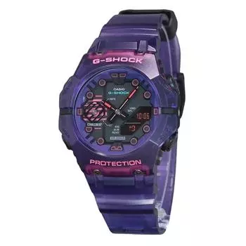 Casio G-Shock Cyberspace Аналоговый цифровой смартфон Link Bluetooth Кварцевые часы с черным циферблатом GA-B001CBRS-6A 200M Мужские часы чёрный
