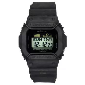 Casio G-Shock Digital International Pro Surfer Каноа Игараси — третьи фирменные кварцевые часы GLX-5600KB-1 200M для мужчин чёрный