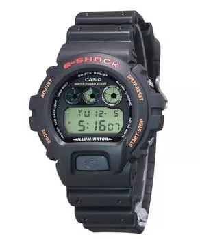 Casio G-Shock Digital Кварцевые часы с полимерным ремешком DW-6900UB-9 200M Мужские часы чёрный