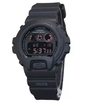 Casio G-Shock Digital Кварцевые часы с полимерным ремешком DW-6900UMS-1 200M Мужские часы чёрный