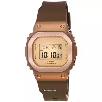 Casio G-Shock Digital Metal Clad Bronze Dial Quartz GM-S5600BR-5 GMS5600BR-5 200M женские часы