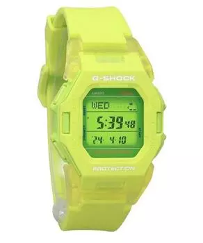 Casio G-Shock Digital Smartphone Link Green Resin Strap Quartz GD-B500S-3 200M Мужские часы зелёный