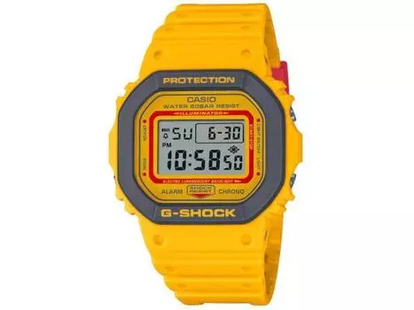 CASIO G-SHOCK DW-5610Y-9JF желтые винтажные цветные цифровые мужские часы ограниченной серии