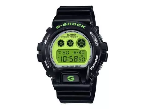 CASIO G-SHOCK DW-6900RCS-1JF CRAZY COLORS 2024 Digital Watch Black x Green 50mm