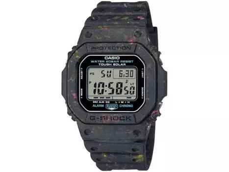 Casio G-SHOCK G-5600BG-1JR Черные цифровые прочные солнечные мужские часы из отработанной смолы НОВЫЕ