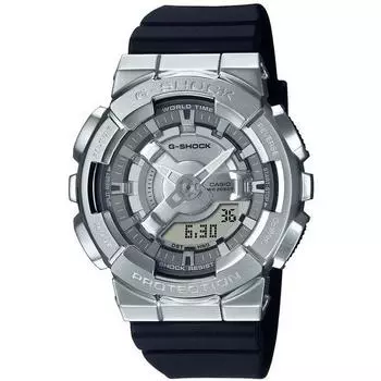CASIO G SHOCK G SHOCK GM S110 1AJF G SHOCK аналоговая комбинированная модель серии 110, маленькая и тонкая модель с резиновой лентой