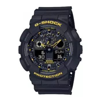 Casio G Shock G Shock Внимание, желтая серия Ga 100cy 1ajf
