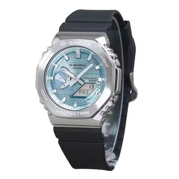 Casio G-Shock G-Steel Аналоговый цифровой смартфон Link Ice Blue Dial Tough Solar GBM-2100A-1A2 200M Мужские часы