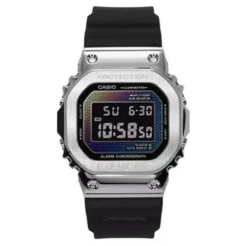 Casio G-Shock G-Steel Digital Rainbow Brick Wall Multicolor Dial Quartz GM-5600RW-1 200M Мужские часы разноцветный